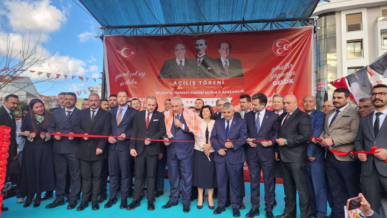 MHP Muğla İl Başkanlığı Yeni Hizmet Binası Törenle Açıldı 6